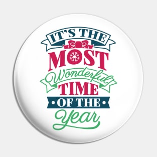 Best Gift for Merry Christmas - It's The Most Wonderful Time Of The Year Pin