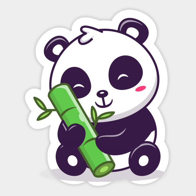 Sitting Panda Is Cute Kawaii And Adorable - NeatoShop