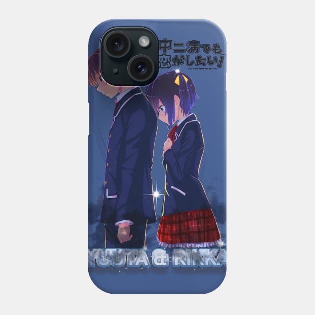 Yuuta & Rikka Phone Case by sfajar