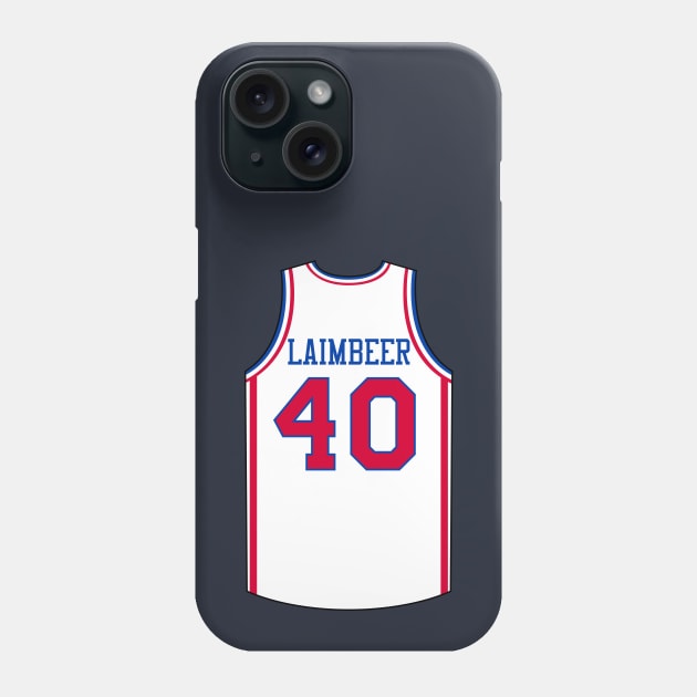 Bill Laimbeer Detroit Jersey Qiangy Phone Case by qiangdade