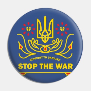 Support to ukraine Stop the WAR Pin