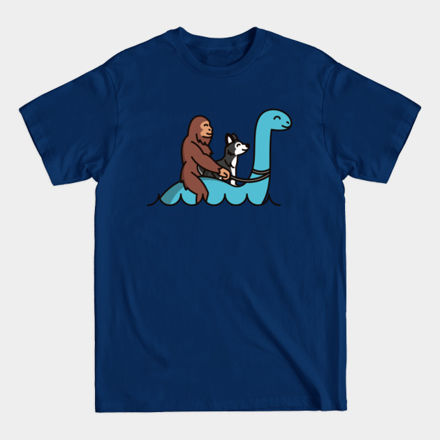 Discover Husky Bigfoot Sasquatch Loch Ness - Husky - T-Shirt