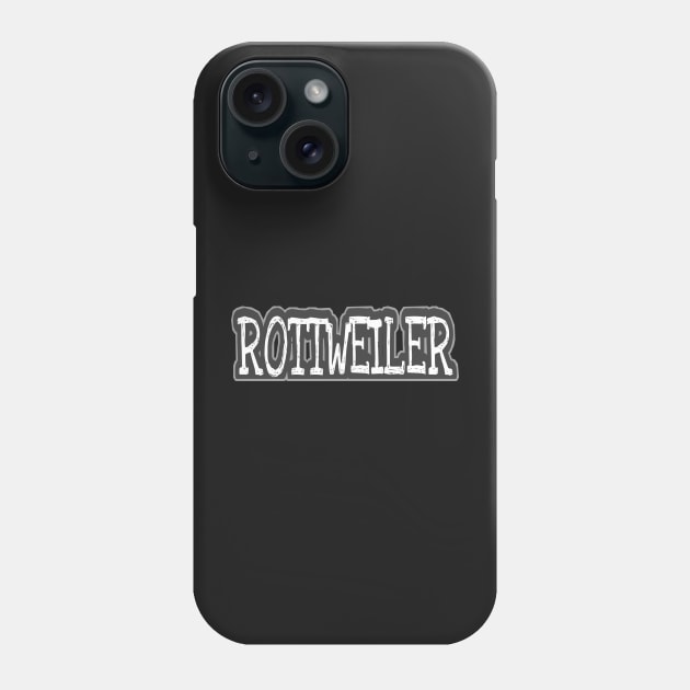 Rottweiler hat design Phone Case by Freedomink