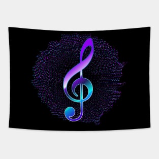 G clef,Treble clef,Music Notes,musical notes Tapestry