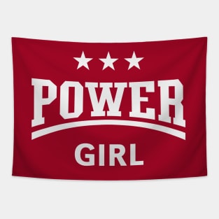 Power Girl (Youngster / Gal / Daughter / White) Tapestry