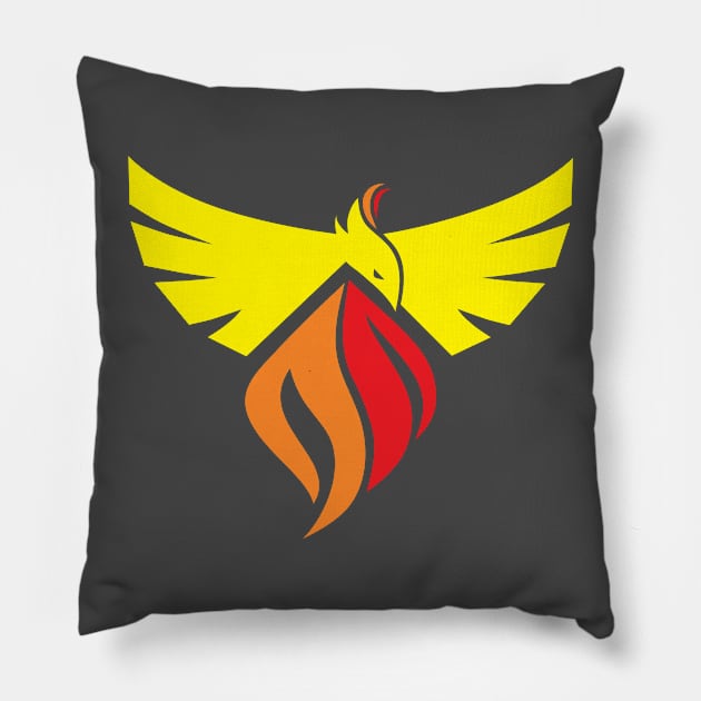 UnlockYourBeast.com - Phoenix Pillow by FortunaMajor