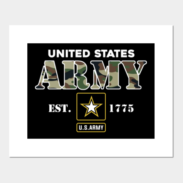 Proud US Army - Proud Us Army - Posters and Art Prints | TeePublic