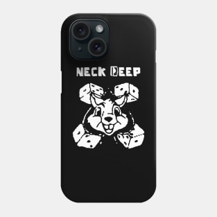 neck deep dice bunny Phone Case