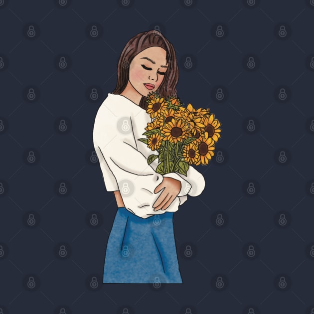 Sunflower girl (6) by piscoletters