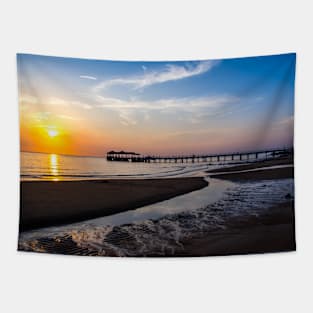 Malaysia Island sunrise Tapestry