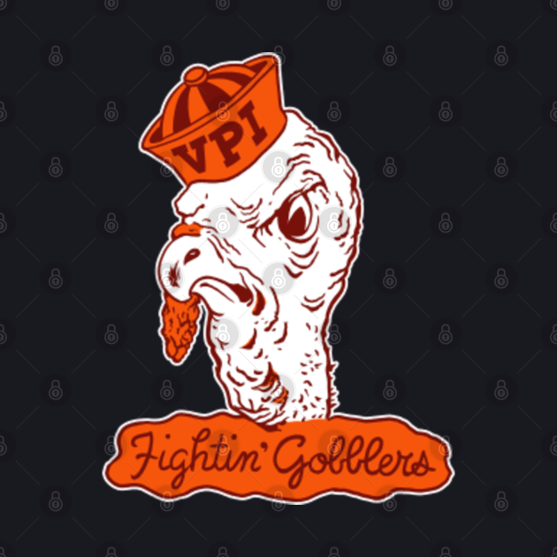VPI Fightin Gobblers Virginia Tech Hokies Baseball TShirt TeePublic