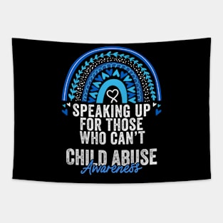Child Abuse Prevention Awareness Month Blue Ribbon gift idea Tapestry