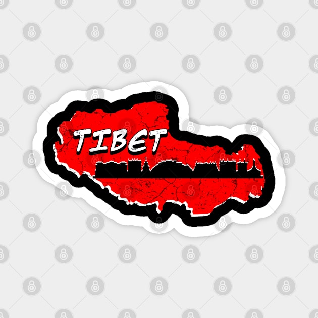 Tibet Magnet by Mila46