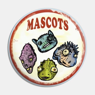 My mascots club! Pin