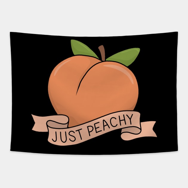 Just Peachy Tapestry by valentinahramov