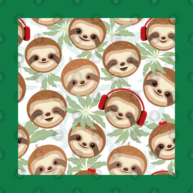 Cheerful Sloths Family by Avisnanna