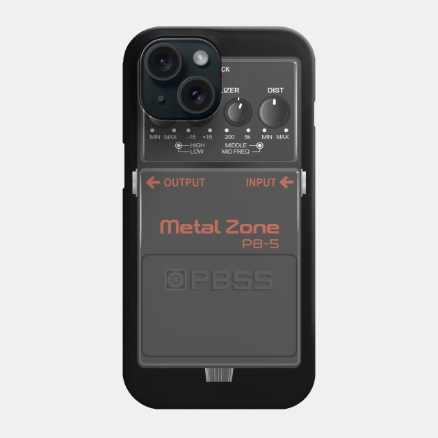 Who s The Boss Metal Zone Guitar Phone Case TeePublic
