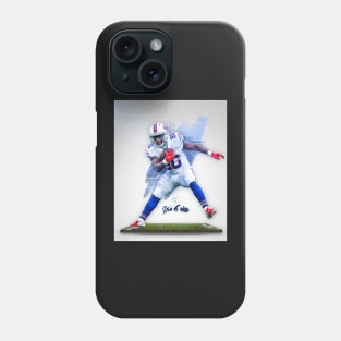 Devin Singletary Buffalo Sports Art Phone Case