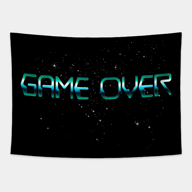 Game Over Arcade Tapestry by SimonBreeze