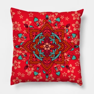 Mandala Design Pillow