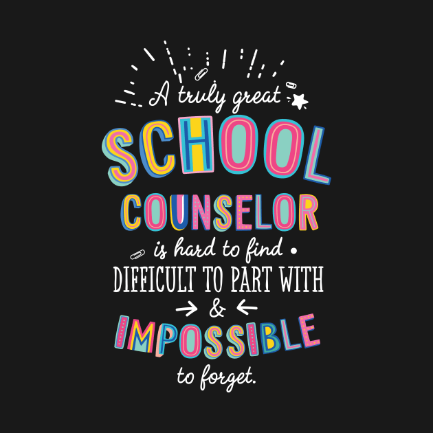 A truly Great School Counselor Gift - Impossible to forget by BetterManufaktur