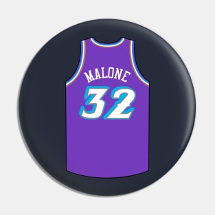 Karl Malone Utah Jersey Qiangy Pin