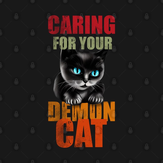 Caring for your demon cat by PetODesigns