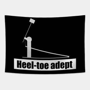 Heel toe adept Tapestry