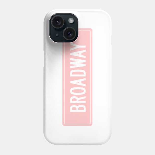 Broadway pink Phone Case by annacush