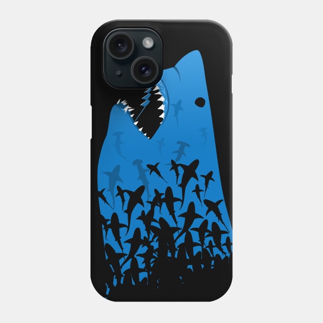 Megalodon Phone Case by albertocubatas