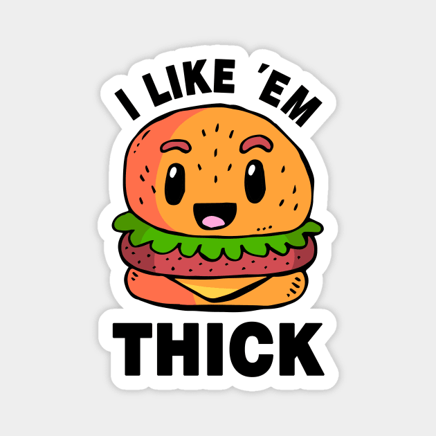 Fast Food Burger Magnet by Tobias Store