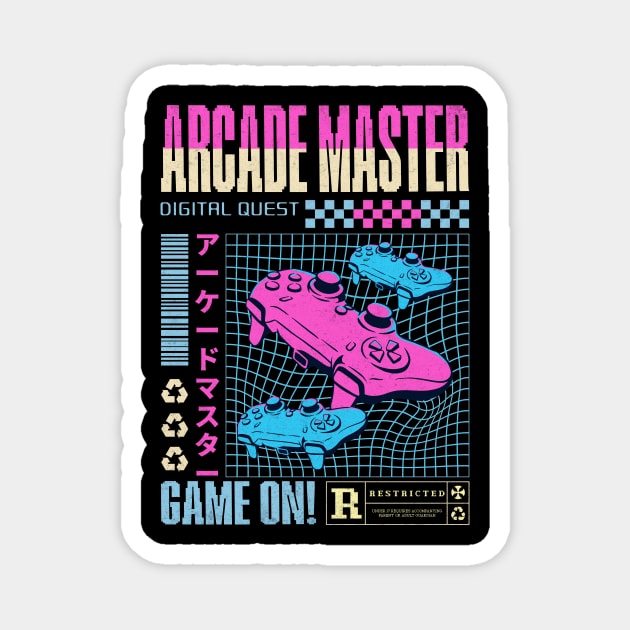 Arcade Master Magnet by Designed By Marty