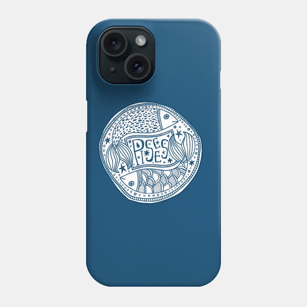 PISCES ZODIAC SIGN WATER ELEMENT Phone Case by EKA-dg