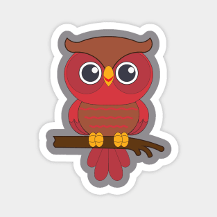 red owl Magnet