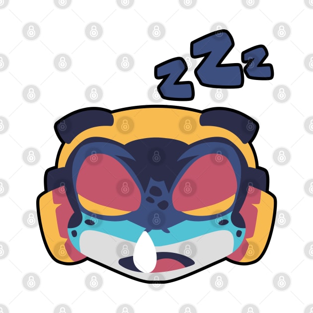 Sleepy Frog by ekazaki