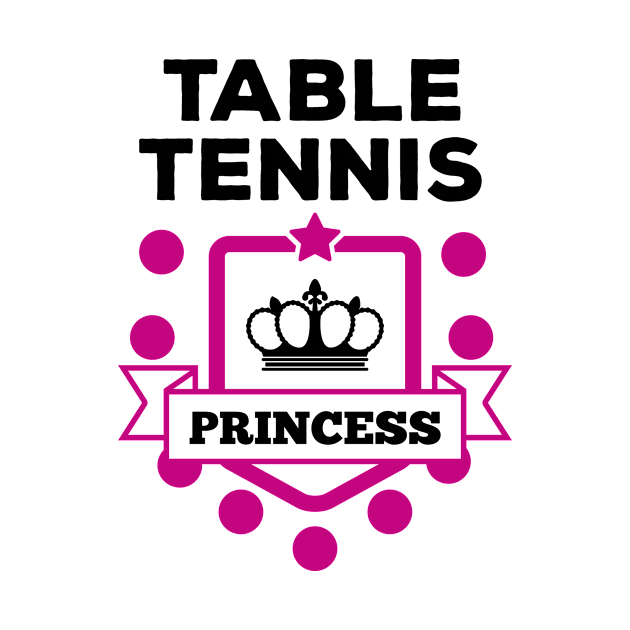 Table Tennis Princess (black) by nektarinchen