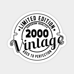 2000 VINTAGE - 21Th BIRTHDAY GIFT Magnet