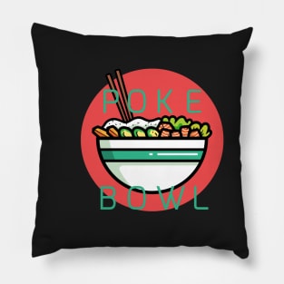 poke bowl Pillow