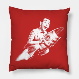 Funny Peewee Rocket Pillow