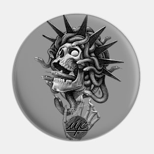 Skeleton-o Liberty Pin