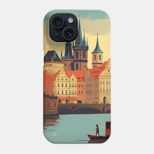 Prague Retro Travel Style Phone Case