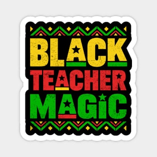 VINTAGE BLACK TEACHER MAGIC Magnet