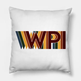 WPI Rainbow Pillow