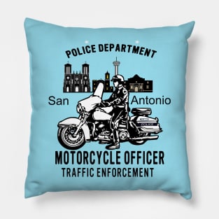 San Antonio Motorcycle officer Pillow