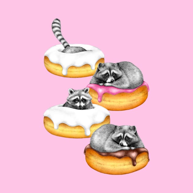 A Raccoon's Doughnut Fantasy by PerrinLeFeuvre