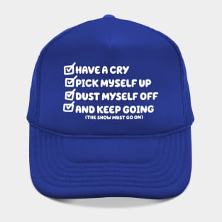 Bluey Mental Health Checklist Design Hat