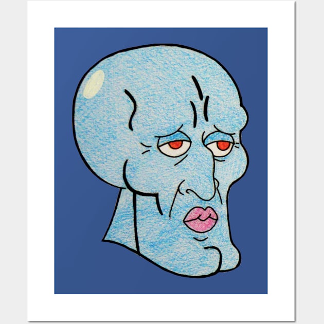 Handsome Squidward - Spongebob | Photographic Print