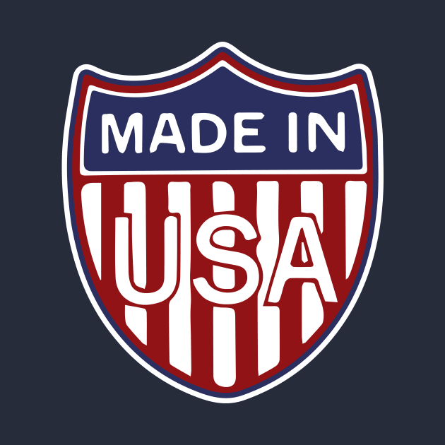 Made in USA Shield by xxtinastudio