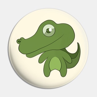 Happy crocodile Pin