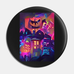 Surreal Halloween Pin